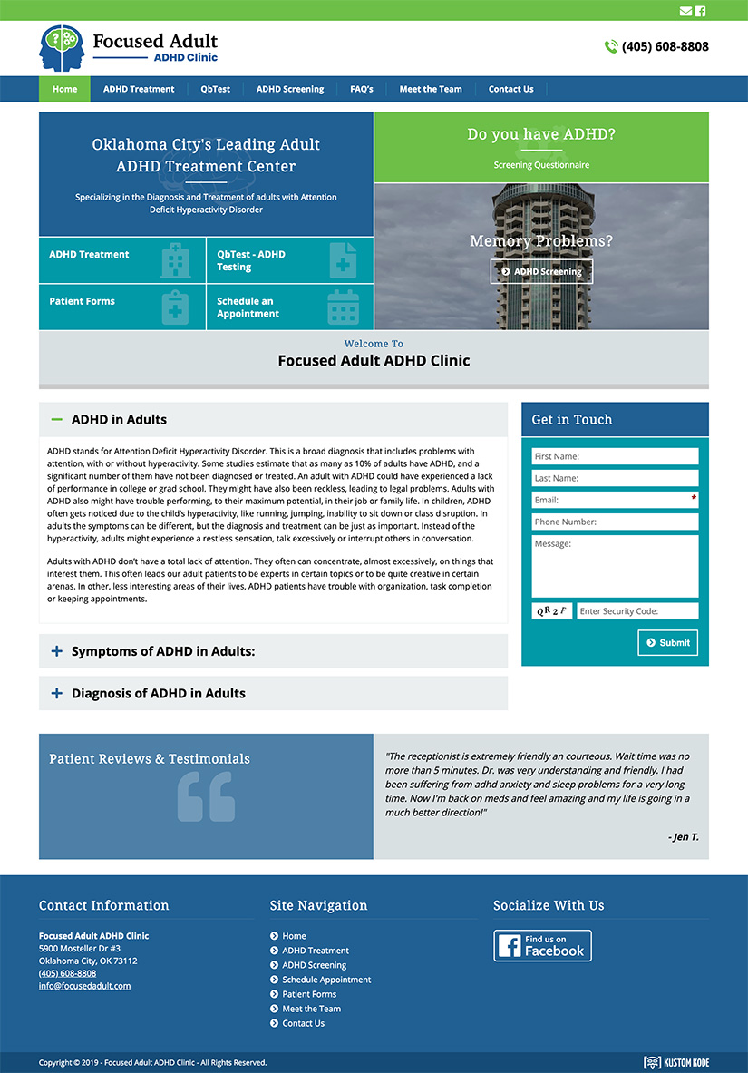 Web Design by Kustom Kode, LLC